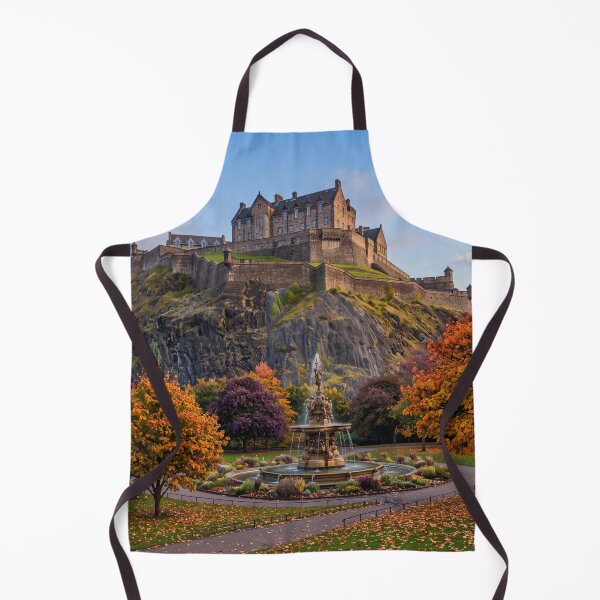 Item preview, Autumn at Edinburgh Castle & Ross Fountain designed and sold by ArtworkNorth.