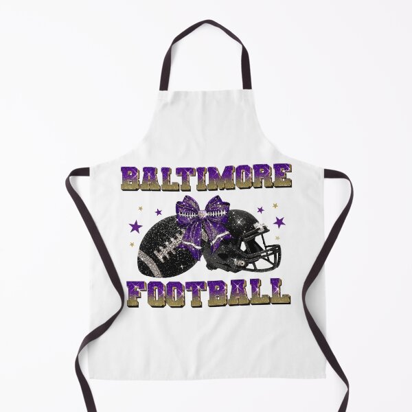 Item preview, Glittery Baltimore Football Bow Helmet Sports Design designed and sold by EddieCoop91147.