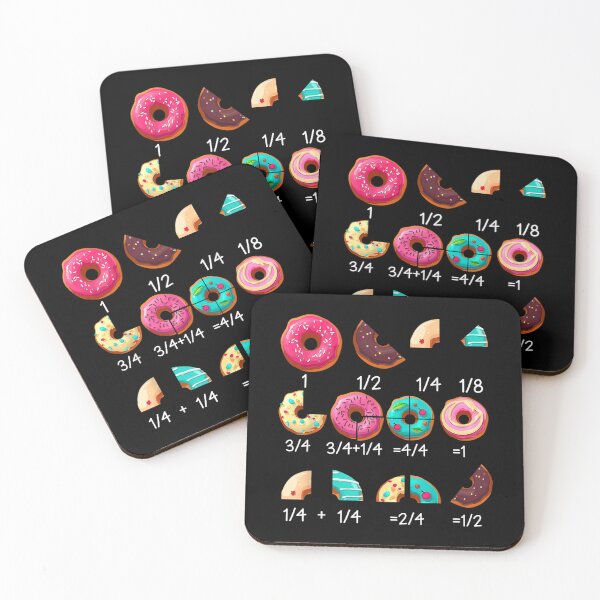 Item preview, Funny Math Teacher Math Donut Fraction designed and sold by Foxintheloart.