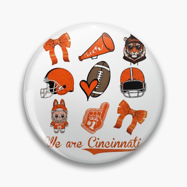 Item preview, Cincinnati Football Pride Retro Orange Fan Collection designed and sold by TravisBur34571.