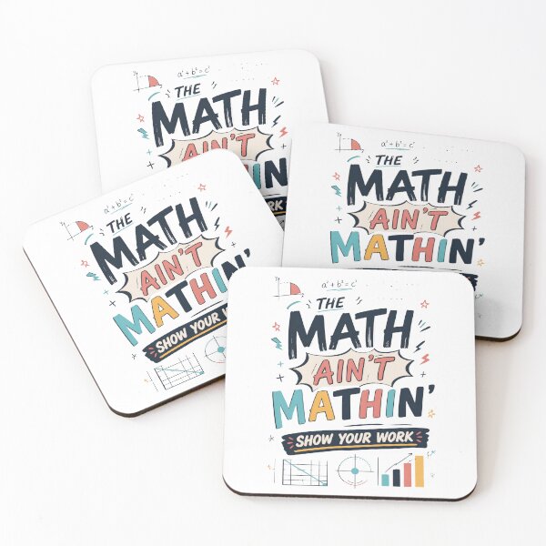 Item preview, The Math Ain't Mathin Show Your Work 2 designed and sold by Positive&FunnyThings.