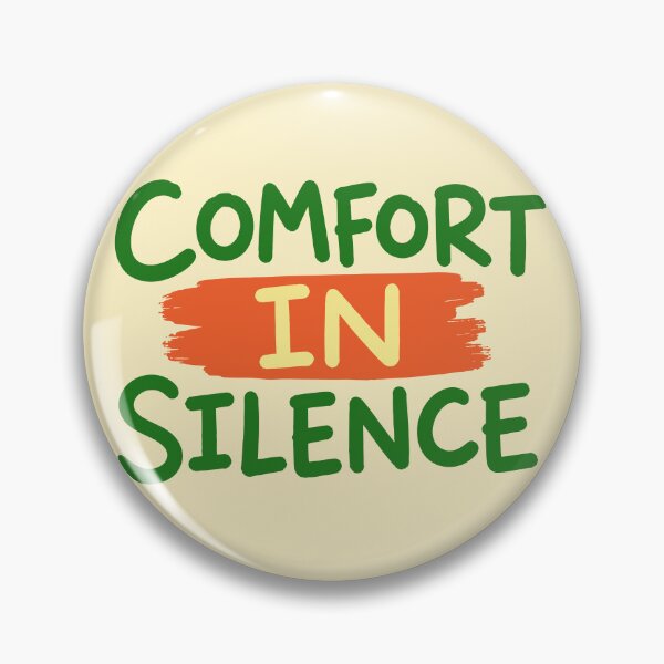 Item preview, Comfort In Silence - Peaceful Introvert Typography designed and sold by snewen.
