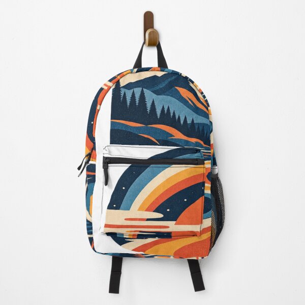 Item preview, Retro Mountain Sunset Landscape Vintage Design designed and sold by PotatoMarket.
