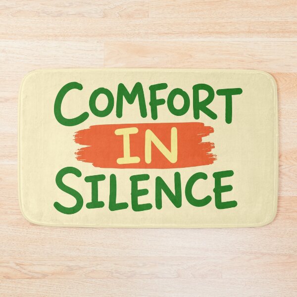 Item preview, Comfort In Silence - Peaceful Introvert Typography designed and sold by snewen.