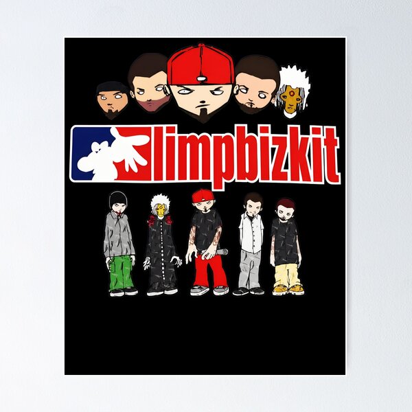 Aperçu de l'œuvre Dessin animé du groupe Limp Bizkitt créée et vendue par namibambam.