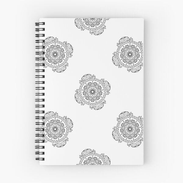 Item preview, Elegant White Floral Pattern designed and sold by ArtBySaMandala.