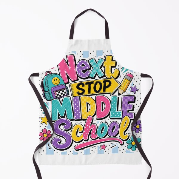 Item preview, Next Stop Middle School Colorful Back to School designed and sold by Merchrise.