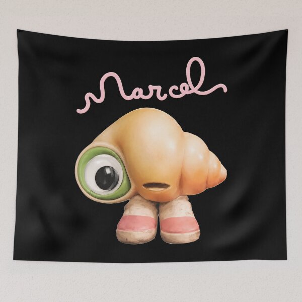 Item preview, Marcel the Shell Cute Googly Eye designed and sold by HollyBellArtSte.
