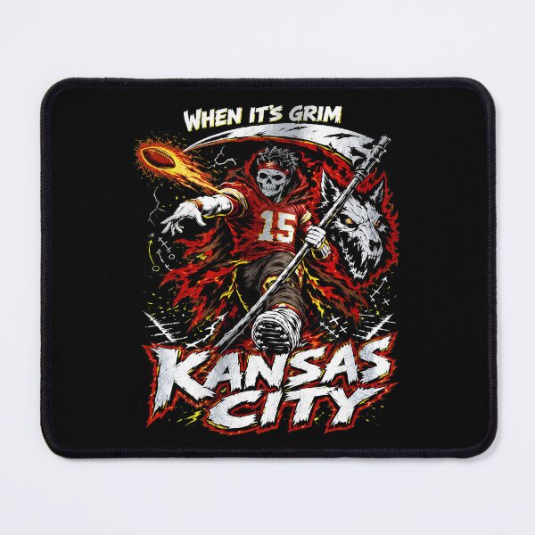 Item preview, Grim Football Warrior Skull Art designed and sold by KarenLang99205.