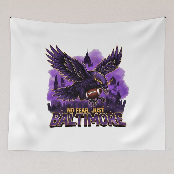 Item preview, Baltimore Raven Football Vintage City Pride Artwork designed and sold by ManuelCai10045.