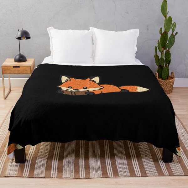 Item preview, Cute Fox Reading Book Kawaii Embroidery Patch designed and sold by ColorSplash123.