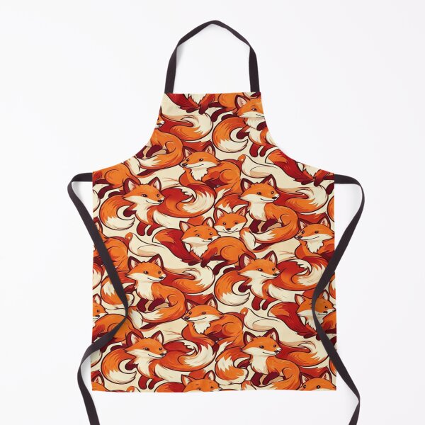Item preview, Seamless cartoon fox character pattern designed and sold by Solomon-Ent-144.