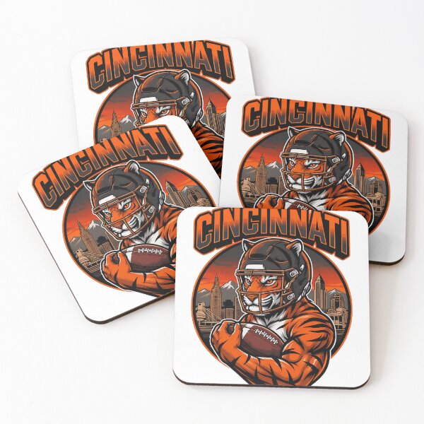 Item preview, Cincinnati Tiger Football Mascot Urban Vintage Artwork designed and sold by TravisBur34571.