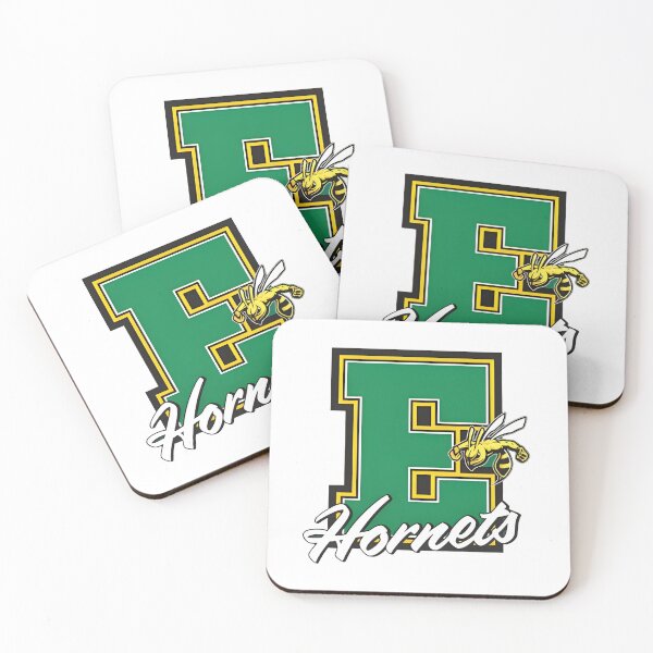 Item preview, Green E Letter Hornets Mascot Sports designed and sold by Celestial Humans.