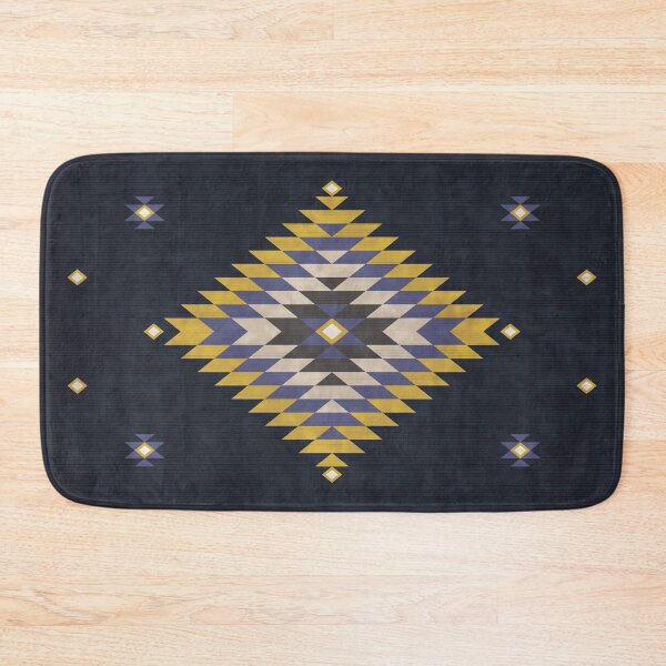 Item preview, Midnight Desert Southwestern Navajo Geometric Area Rug designed and sold by Momoko-Hikaru.