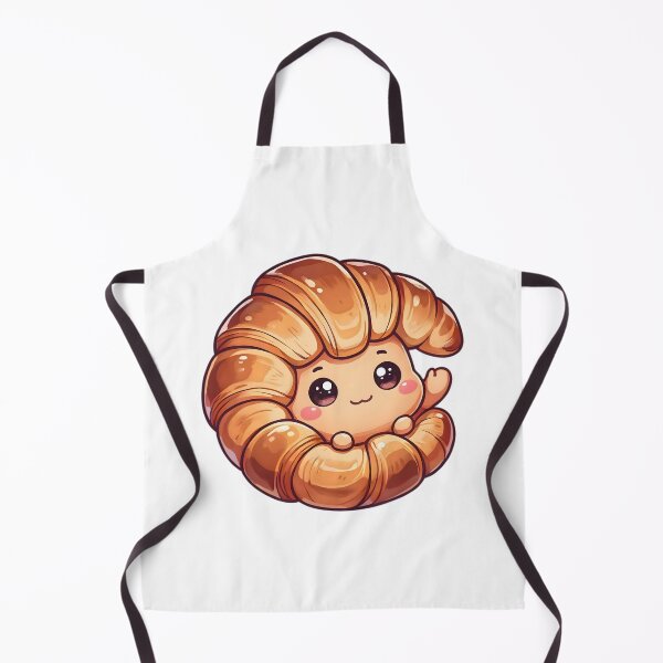 Item preview, Cute Kawaii Flaky Croissant Bread Sticker designed and sold by ChibiPCStudio.