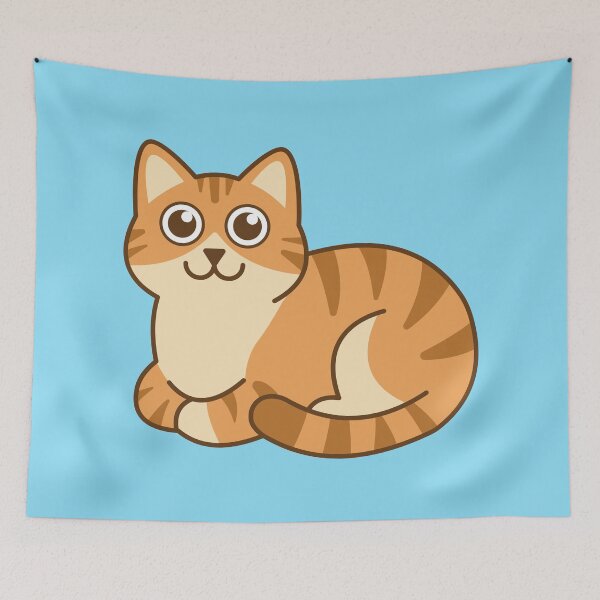 Item preview, The orange tabby cat that smiles at you. designed and sold by thailerd.