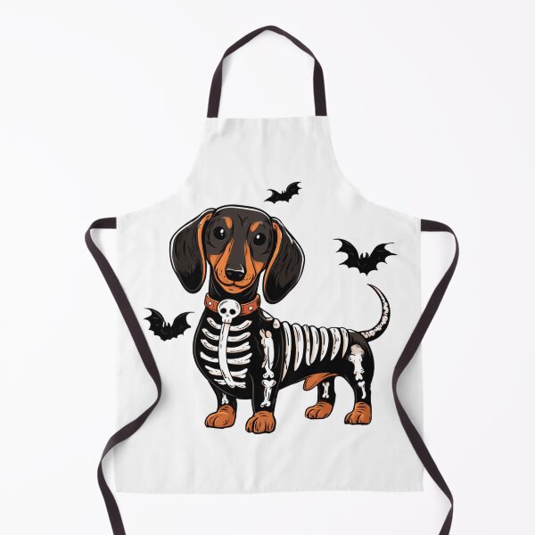 Artikelvorschau, Skelett Hund Halloween Look entworfen und verkauft von filou designs.