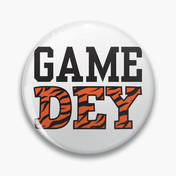 Item preview, Bold Game Day Text Design With Tiger Stripe Energy designed and sold by Katherine93077.