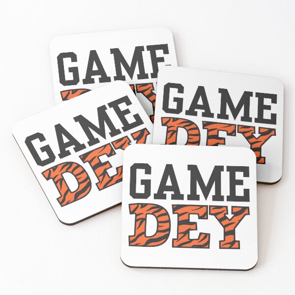 Item preview, Bold Game Day Text Design With Tiger Stripe Energy designed and sold by Katherine93077.