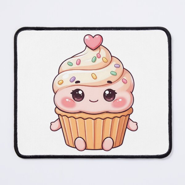 Item preview, Cute Kawaii Pastel Cupcake Sweet Sticker designed and sold by ChibiPCStudio.