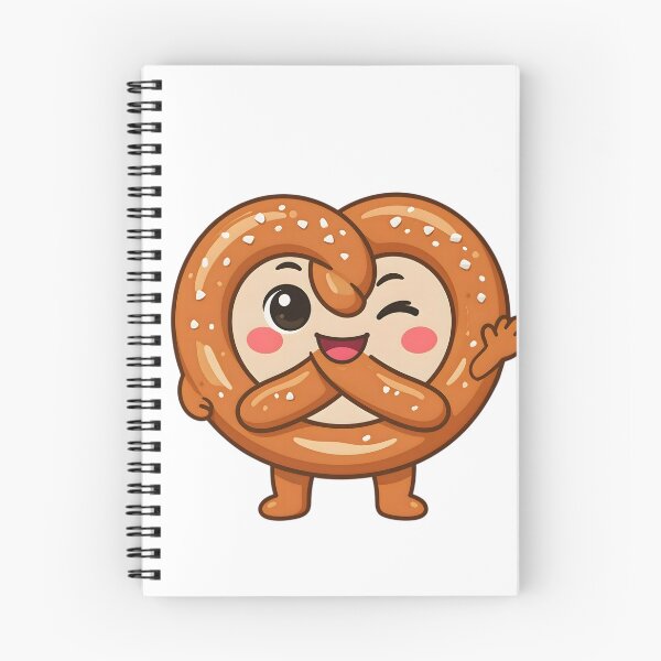 Item preview, Cute Kawaii Twisted Pretzel Bakery Sticker designed and sold by ChibiPCStudio.