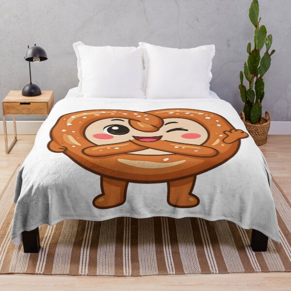 Item preview, Cute Kawaii Twisted Pretzel Bakery Sticker designed and sold by ChibiPCStudio.