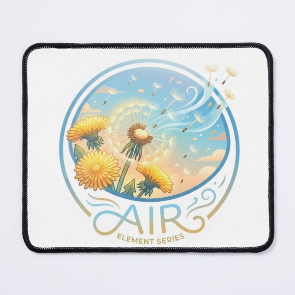 Item preview, Air Element Glowing Dandelion Vinyl Sticker designed and sold by KreatoLab.
