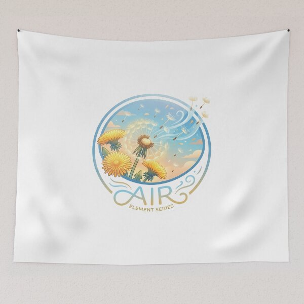 Item preview, Air Element Glowing Dandelion Vinyl Sticker designed and sold by KreatoLab.