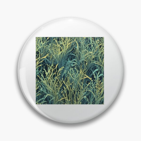 Item preview, Abstract Bioluminescent Seagrass Pattern designed and sold by Level3Visualsd.