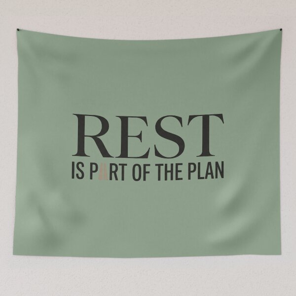 Item preview, Rest Is Part of the Plan Self Care designed and sold by Amr Darwish Graphic designer.