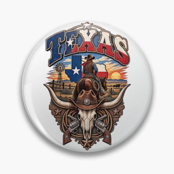 Item preview, Vintage Texas Cowboy Longhorn Skull Western Rodeo Graphic designed and sold by CreativeNest Prints.