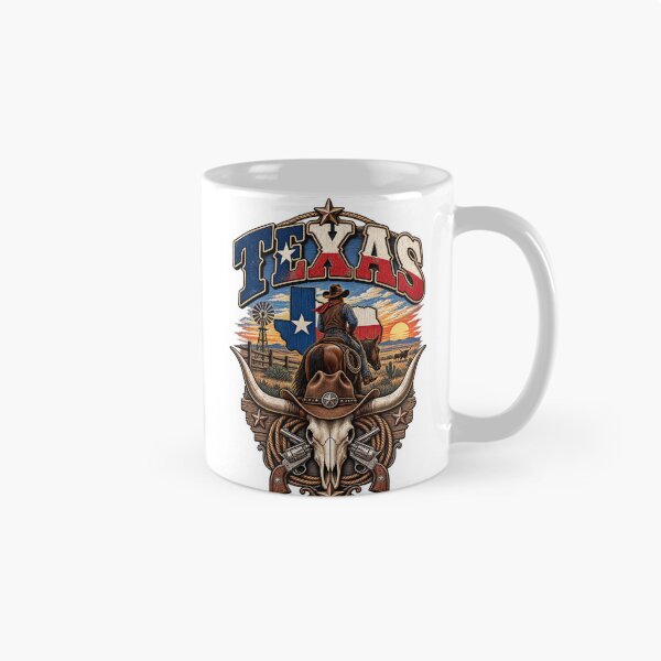 Item preview, Vintage Texas Cowboy Longhorn Skull Western Rodeo Graphic designed and sold by CreativeNest Prints.
