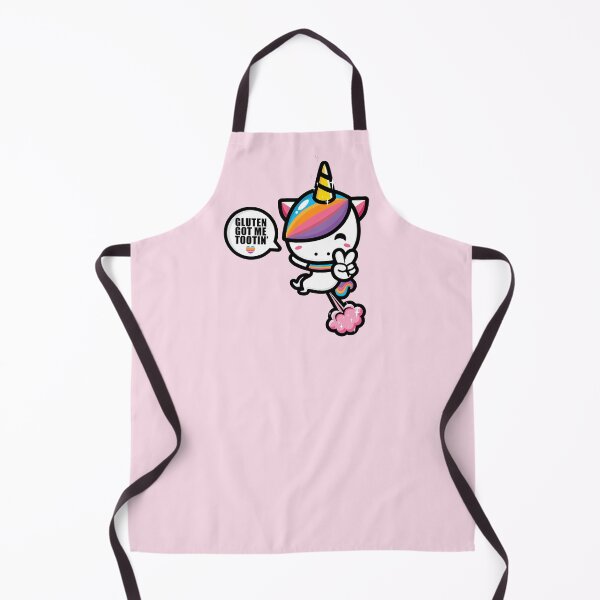 Item preview, Gluten Got Me Tootin Funny Kawaii Farting Unicorn designed and sold by artworkathome.