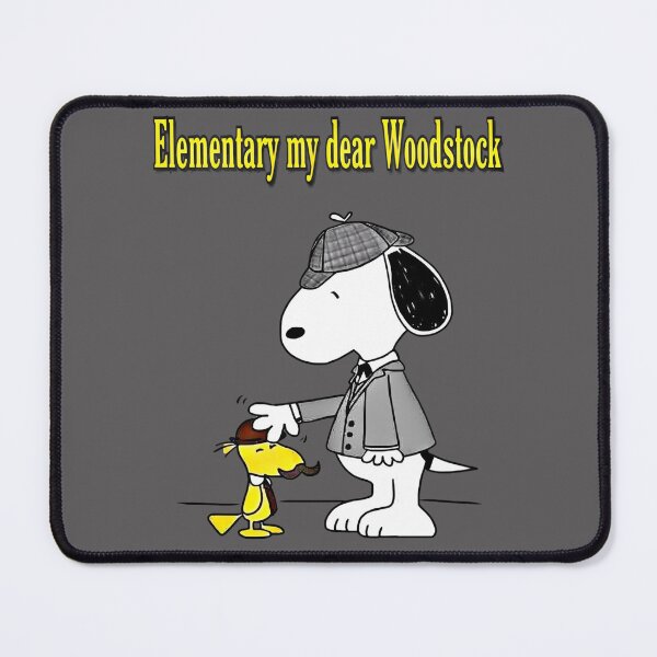 Item preview, Elementary My Dear Woodstock Detective Dog designed and sold by Bomebomst.