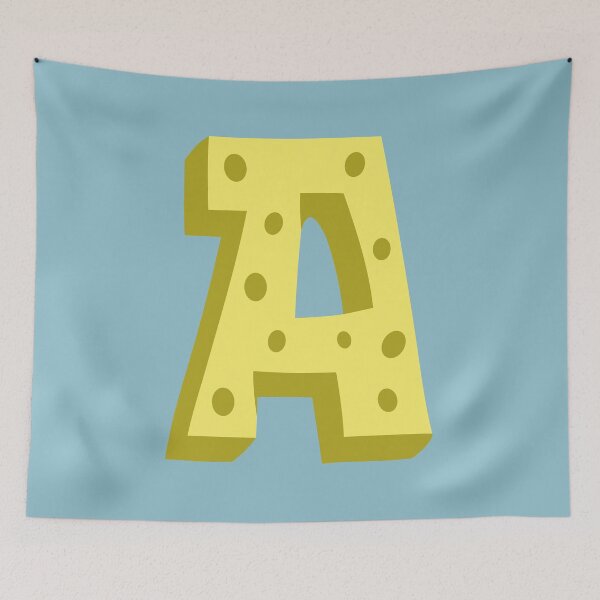 Item preview, Letter A Fun Alphabet Yellow Cartoon – Letter A for Kids designed and sold by charlypicazo.