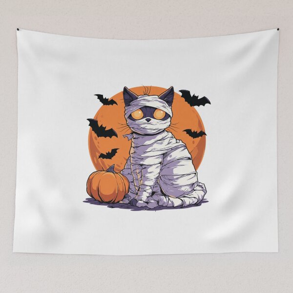 Item preview, Halloween Mummy Cat designed and sold by filou designs.