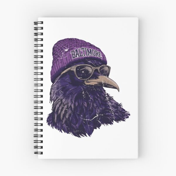 Item preview, Purple Raven Portrait With Urban Streetwear Attitude designed and sold by DonaldCur41428.