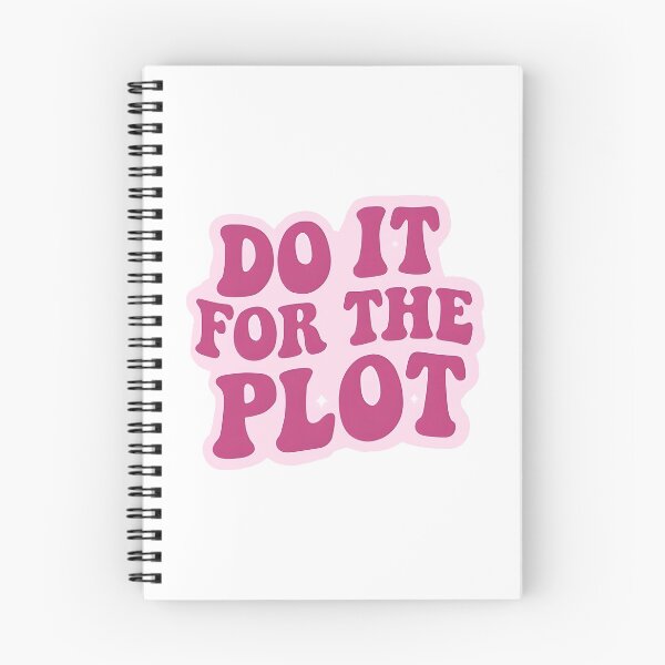 Item preview, Do It For The Plot Pink Bubble Text Meme designed and sold by Celestial Humans.
