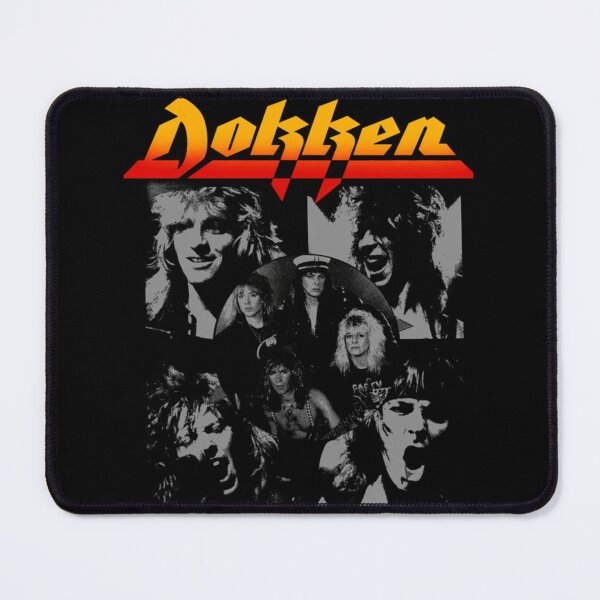 Item preview, Dokken 80s Concert Vintage Band Collage Design designed and sold by WukisWiOaima.