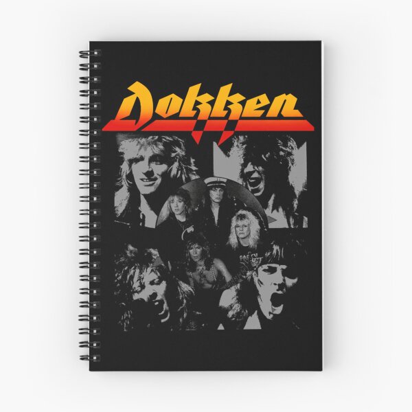 Item preview, Dokken 80s Concert Vintage Band Collage Design designed and sold by WukisWiOaima.