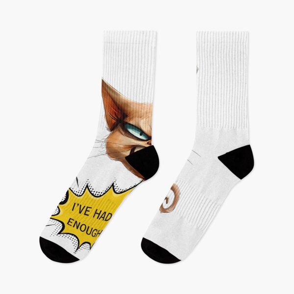 Item preview, I've Had Enough Angry Orange Cat Funny Furious Kitten designed and sold by Sitred123.