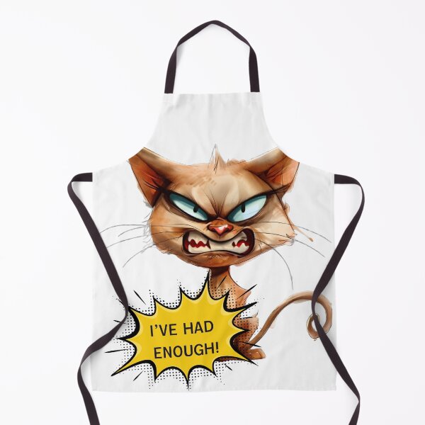 Item preview, I've Had Enough Angry Orange Cat Funny Furious Kitten designed and sold by Sitred123.