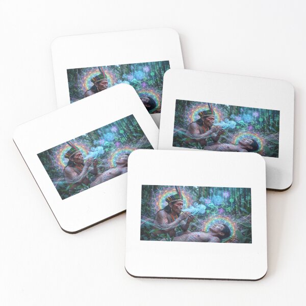 Item preview, Ayahuasca Vision Psychedelic Spiritual Healing Art designed and sold by Level3Visualsd.