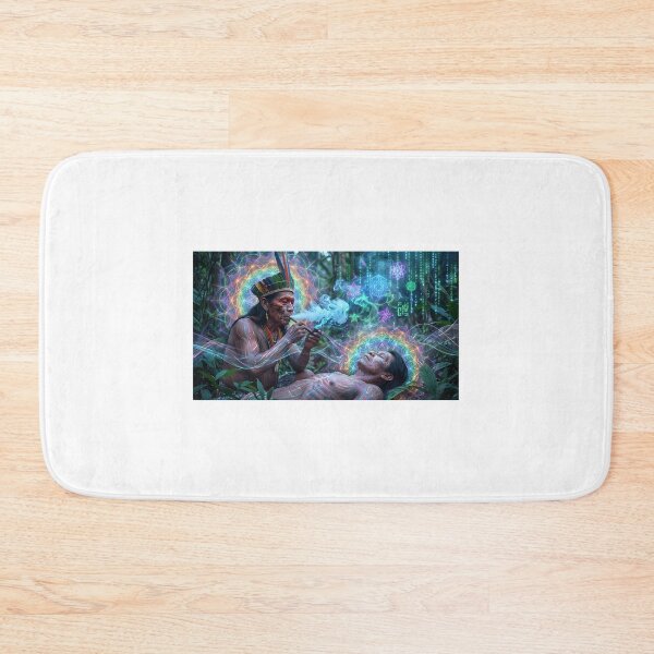 Item preview, Ayahuasca Vision Psychedelic Spiritual Healing Art designed and sold by Level3Visualsd.
