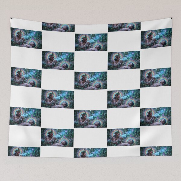 Item preview, Ayahuasca Vision Psychedelic Spiritual Healing Art designed and sold by Level3Visualsd.