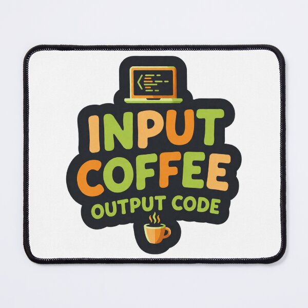 Item preview, Input Coffee Output Code Funny Programmer Developer designed and sold by C-Plus-Home.