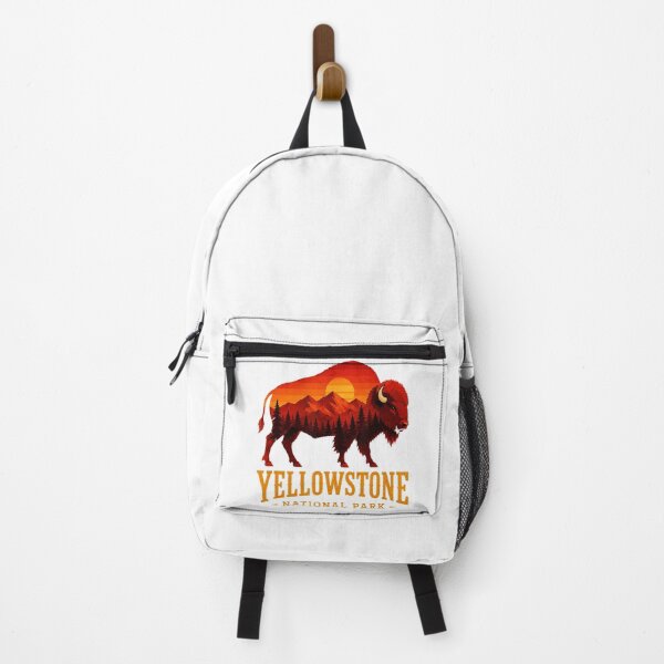 Item preview, Yellowstone National Park Bison Mountain Sunset designed and sold by VioletNance.