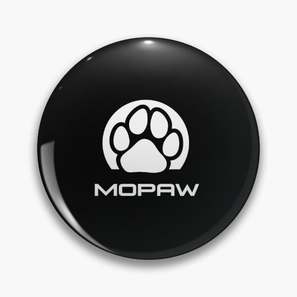 Artikelvorschau, Mopaw Hundepfotenabdruck Mopar Parodie entworfen und verkauft von Worldofrat.