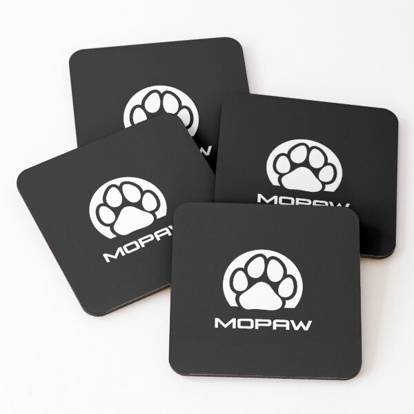Aperçu de l'œuvre Parodie Mopar avec empreinte de patte de chien Mopaw créée et vendue par Worldofrat.